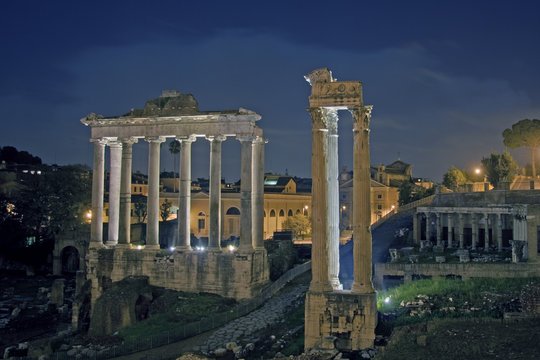 Tempio di Saturno, Rome, Italy, Europe