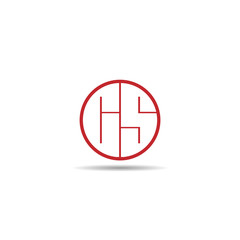 Initial Letter CS Logo Template Design