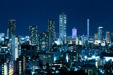 Fototapeta na wymiar 東京・池袋の夜景