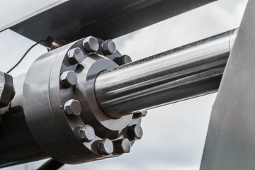 pipes and the hydraulic system of the tractor or excavator