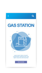 GAS STATION INFOGRAPHIC