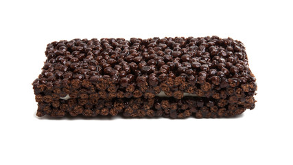 cereal chocolate bar isolated