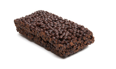 cereal chocolate bar isolated