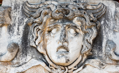 Obraz premium Apollo Temple at Didyma in Didim,Aydin,Turkey.