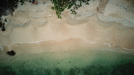 Aerial photos of tropical islands in Phangan, Thailand