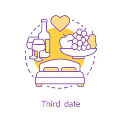Third date concept icon