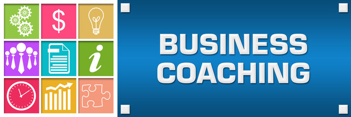 Business Coaching Colorful Business Grid Blue Right 