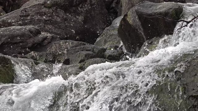 Waterfall by Ogwen Cottage, Snowdonia