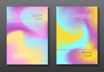 Flow design vector covers