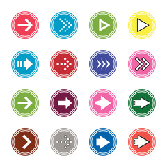 Right Arrow Icon Set