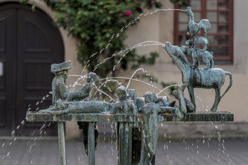 Erfurt Brunnen Bremer Stadtmusikanten