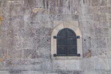 Gallipoli castle closed window