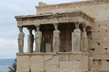 El Erectei&oacute;n: El P&oacute;rtico de las Cari&aacute;tides.