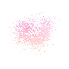 Naklejka premium Hand painted watercolor pink and purple splatter texture isolated on the white background. Vintage spray effect.