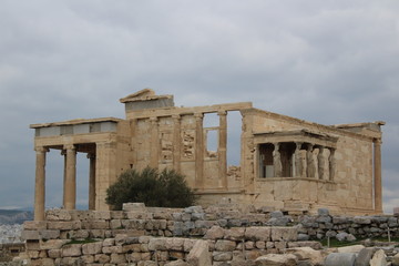 Fototapeta na wymiar Acrópolis griega, ruinas