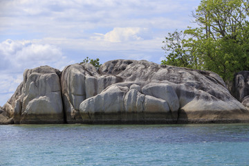 Rock Formations By Sea Against Sky, Belitung-Indonesia © Mashudi Damanik
