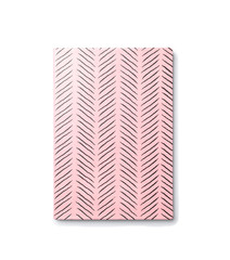 Colorful notebook on white background. School stationery