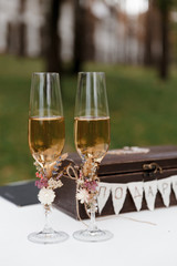 wedding glasses