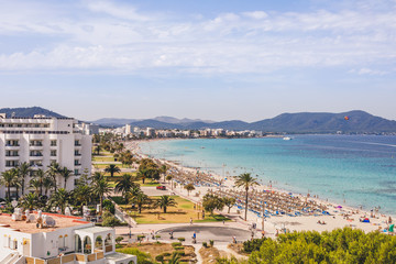 Fototapeta na wymiar Bay of Cala Millor - Mallorca - Majorca