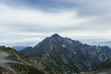 Obraz premium 立山・別山尾根から望む剣岳