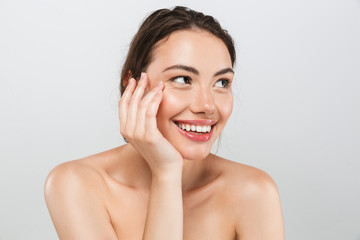 Fototapeta premium Beauty portrait of an attractive young topless woman