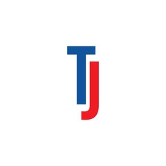 TJ Logo Vector Template Design Illustration
