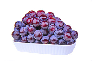 Red seedless grapes,The red grape seeds and galling.