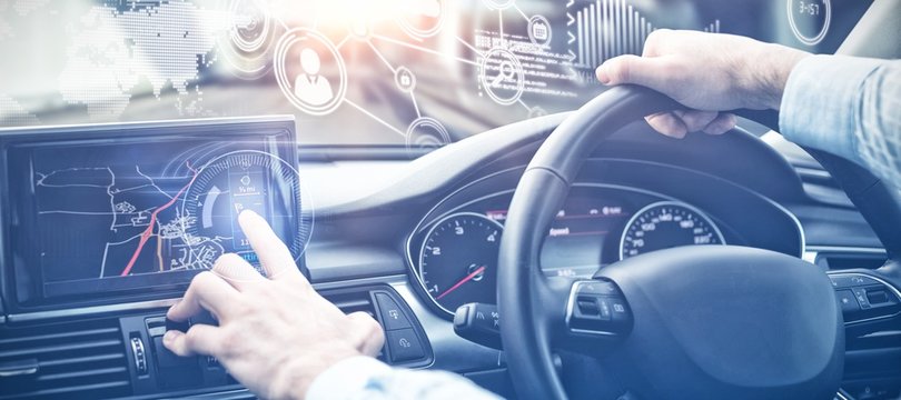 Composite image of technology interface - Powered by Adobe