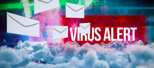 Composite image of view of cloudscape 