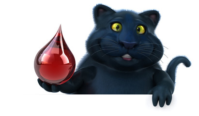Fun cat - 3D Illustration © Julien Tromeur
