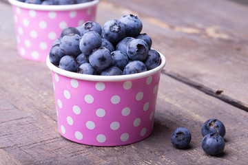 blueberry at the wooden  background