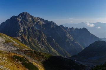 秋晴れの剣岳