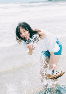 Woman on the Beach