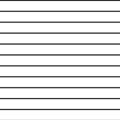 Seamless vector thin stripe pattern with horizontal parallel black stripes with a white background. Texture background.