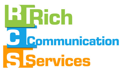 RCS - Rich Communication Services Abstract Colorful Blocks 