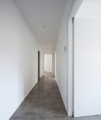 Apartment in the building in the city, interior