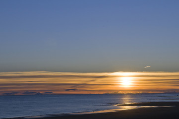 Fototapeta na wymiar Sonnenuntergang am Bishops Beach
