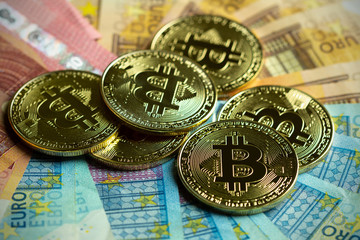 Cryptocurrency Bitcoin And Euro