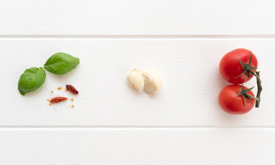 Colors of Italian cuisine