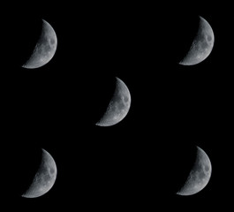 Obraz premium Five Moons