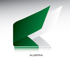 Colors of flag Algeria