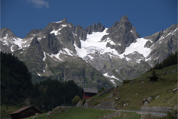 Schweizer Berge am Sustenpass