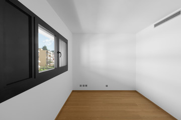 Interiors of modern apartment, empty new spaces, nobody
