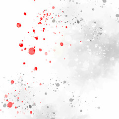 watercolor bright hand drawn vector paper texture background for card, text design, print.