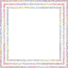 Abstract colorful frame