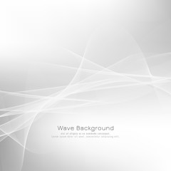 Abstract grey wave background design
