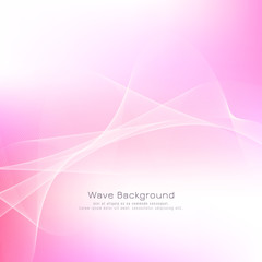 Abstract pink wave background