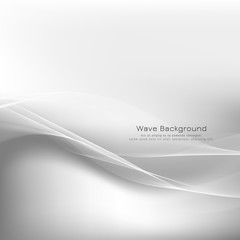 Abstract grey wave background design