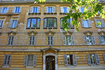Fototapeta premium Rome, view of historic building in the center of the city.
