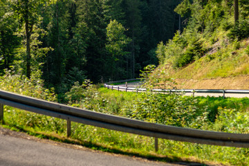 Fototapeta na wymiar GERMANY Winding Roud in the Middle of the Black Forest
